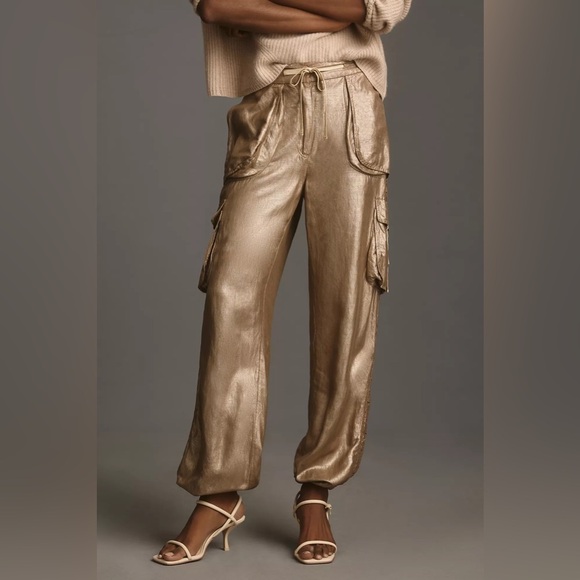 NWT Le Superbe Metallic Super Cargo Pants - Picture 5 of 5